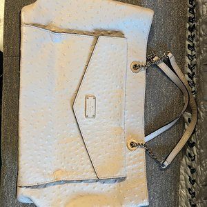 Kate Spade Embossed Ostrich Leather Tote Bag